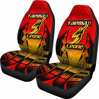 American Samoa Car Seat Covers - Taema Leone -