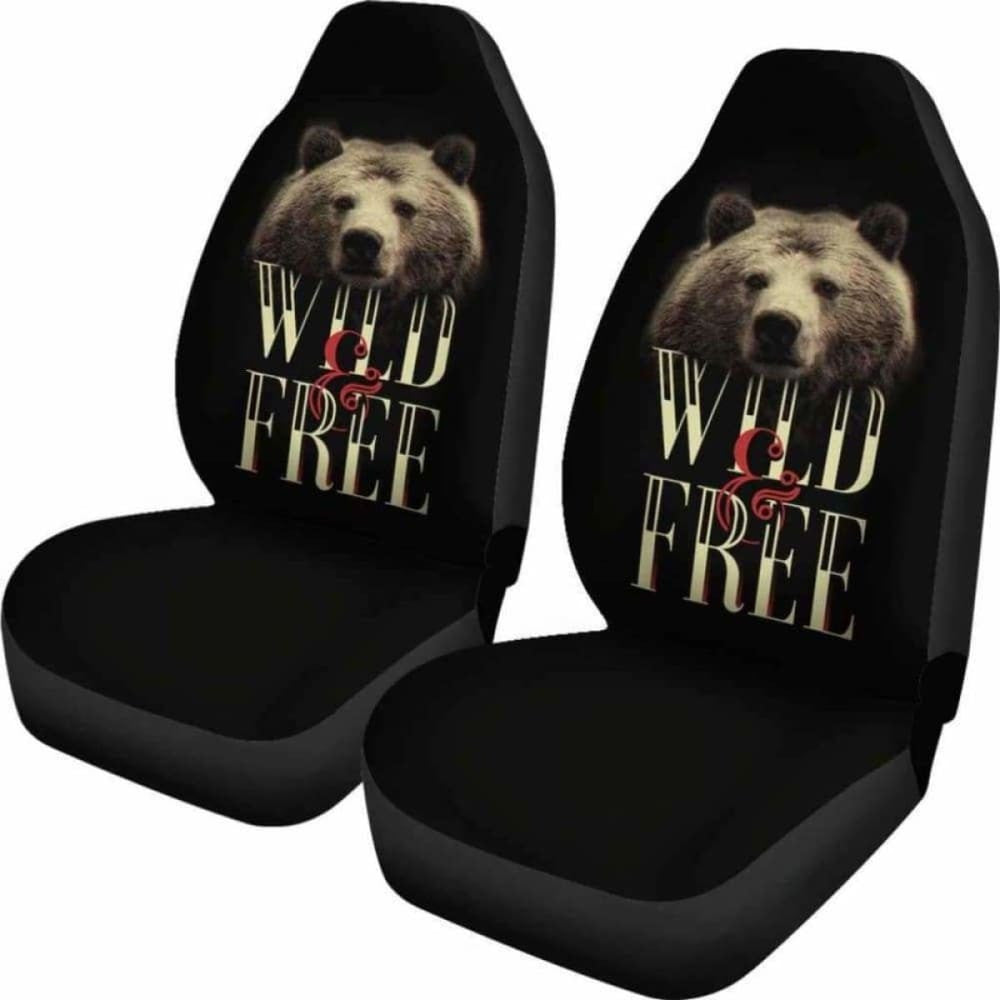 Bear Wild and Free Car Seat Covers
