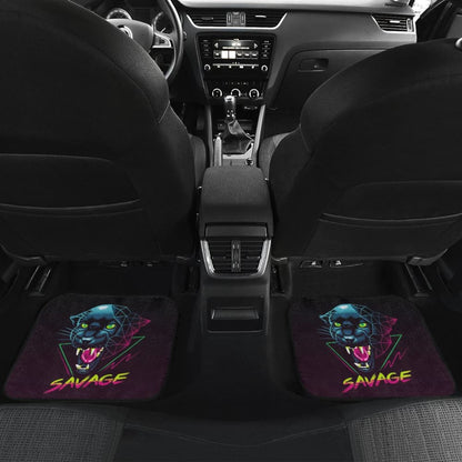 Black Panther Savage Awesome Poly Car Floor Mats