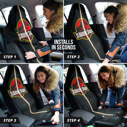Jurassic Park Automobiles Car Seat Covers Jurassic World