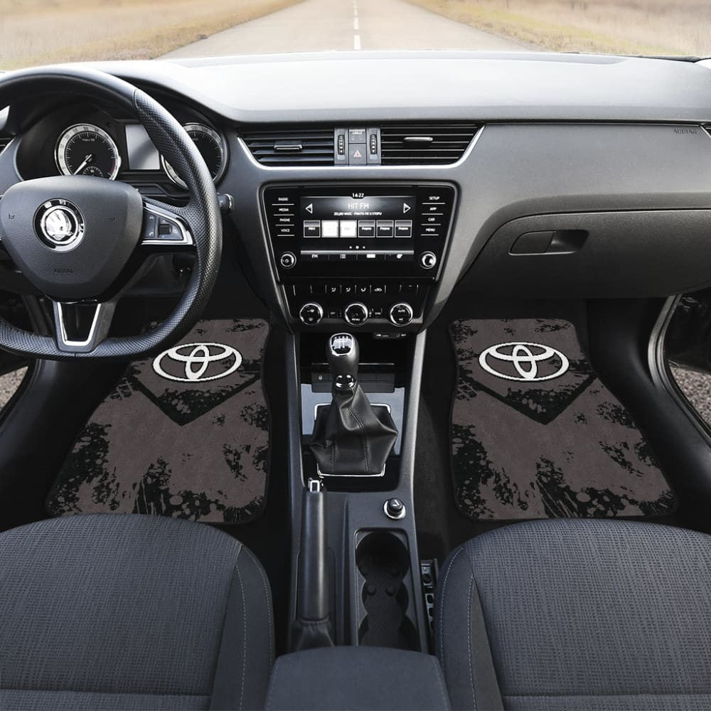 Black And Grey Toyota Amazing Style Car Floor Mats Custom