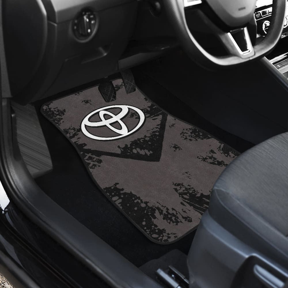 Black And Grey Toyota Amazing Style Car Floor Mats Custom