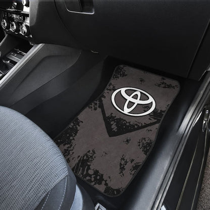 Black And Grey Toyota Amazing Style Car Floor Mats Custom