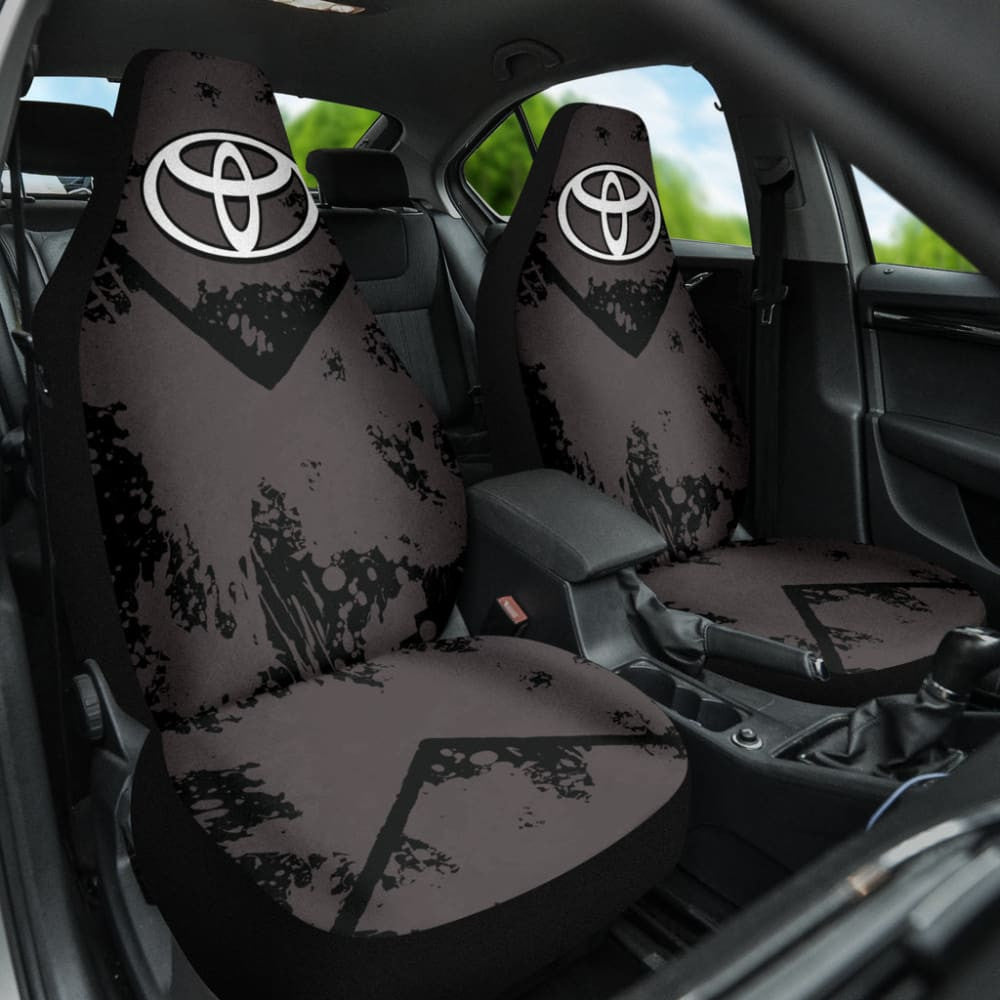 Black And Grey Toyota Amazing Style Car Seat Covers Custom