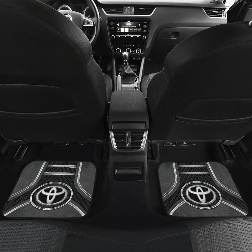 Black And Grey Toyota Amazing Style Car Floor Mats Custom