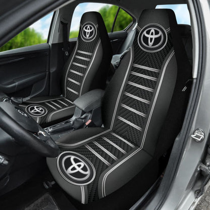 Black And Grey Toyota Amazing Style Car Seat Covers Custom