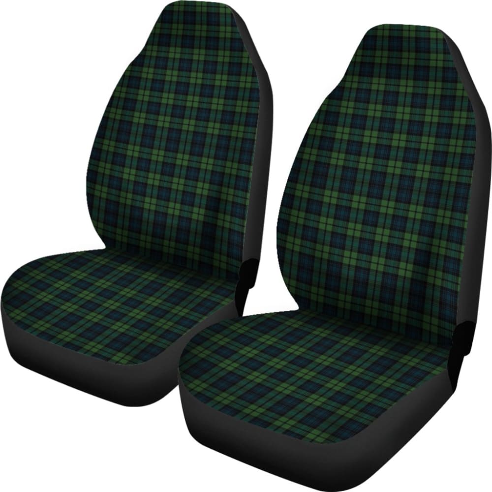 Black Watch Plaid Tartan Car Seat Covers
