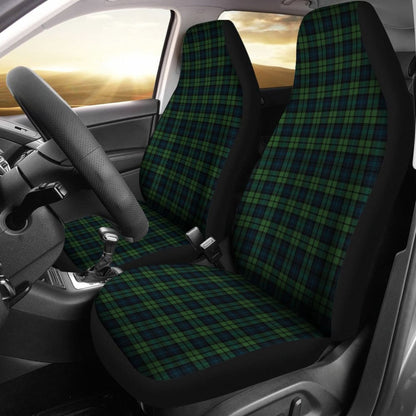 Black Watch Plaid Tartan Car Seat Covers