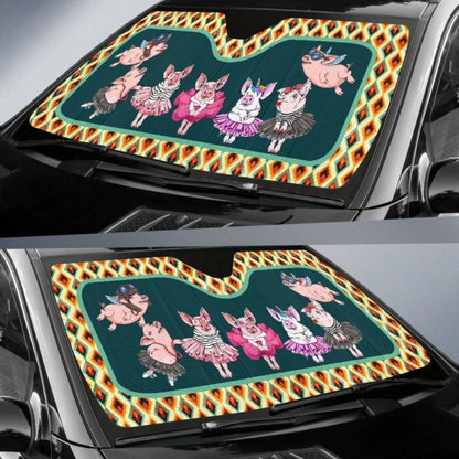 Auto Sun Shades - Pig