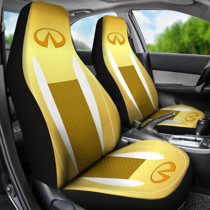 Black And Yellow Infiniti Car Seat Covers Custom