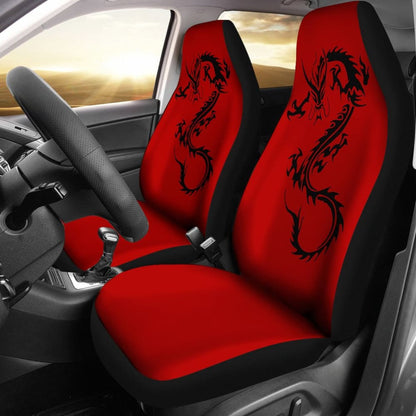 Black Chinese Dragon Amazing Car Seat Covers