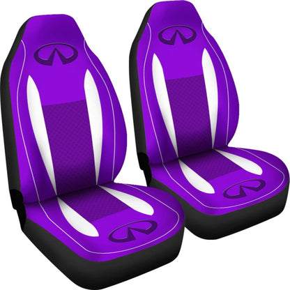 Black And Purple Infiniti Car Seat Covers Custom