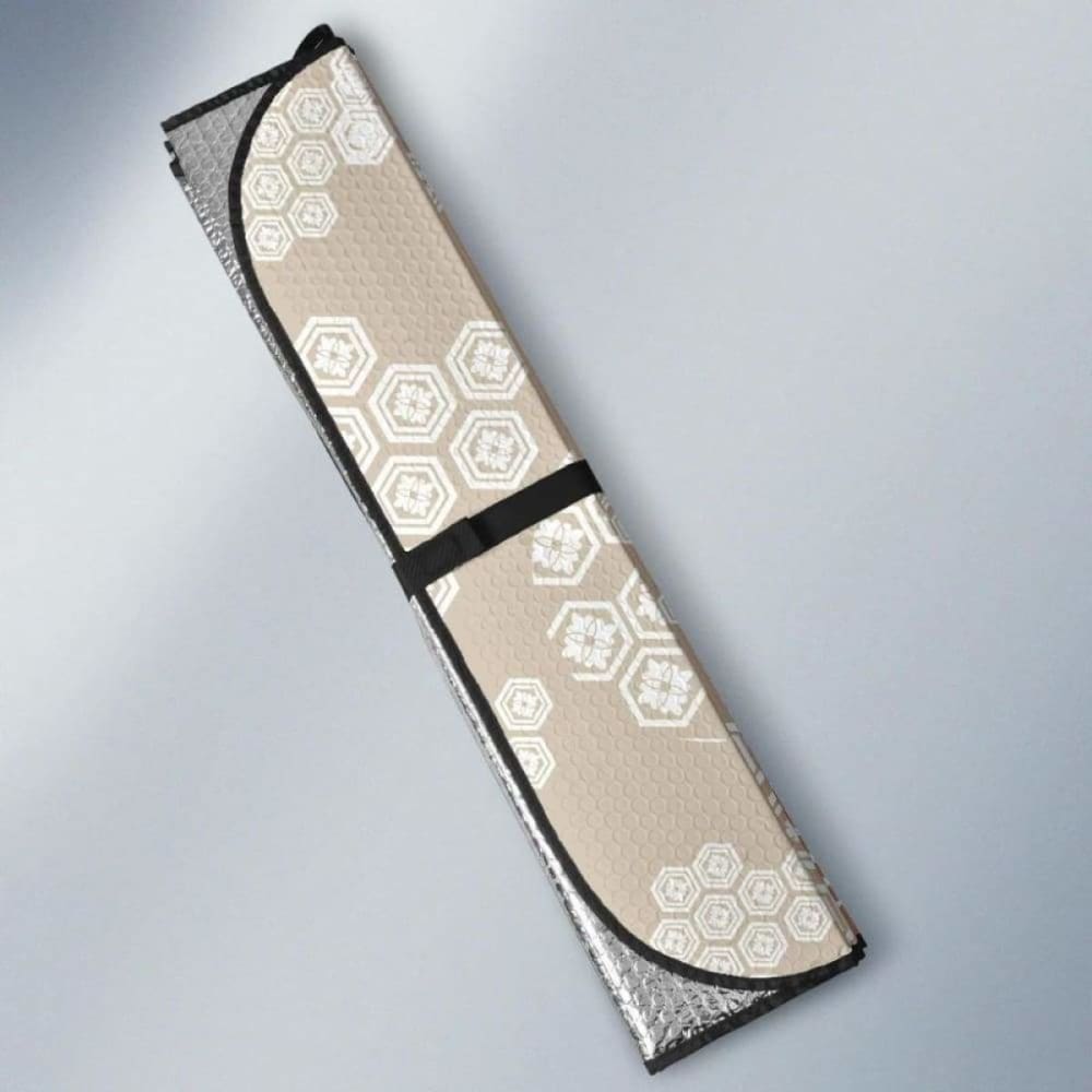 Beautiful Hexagon Japanese  Pattern Car Auto Sun Shades