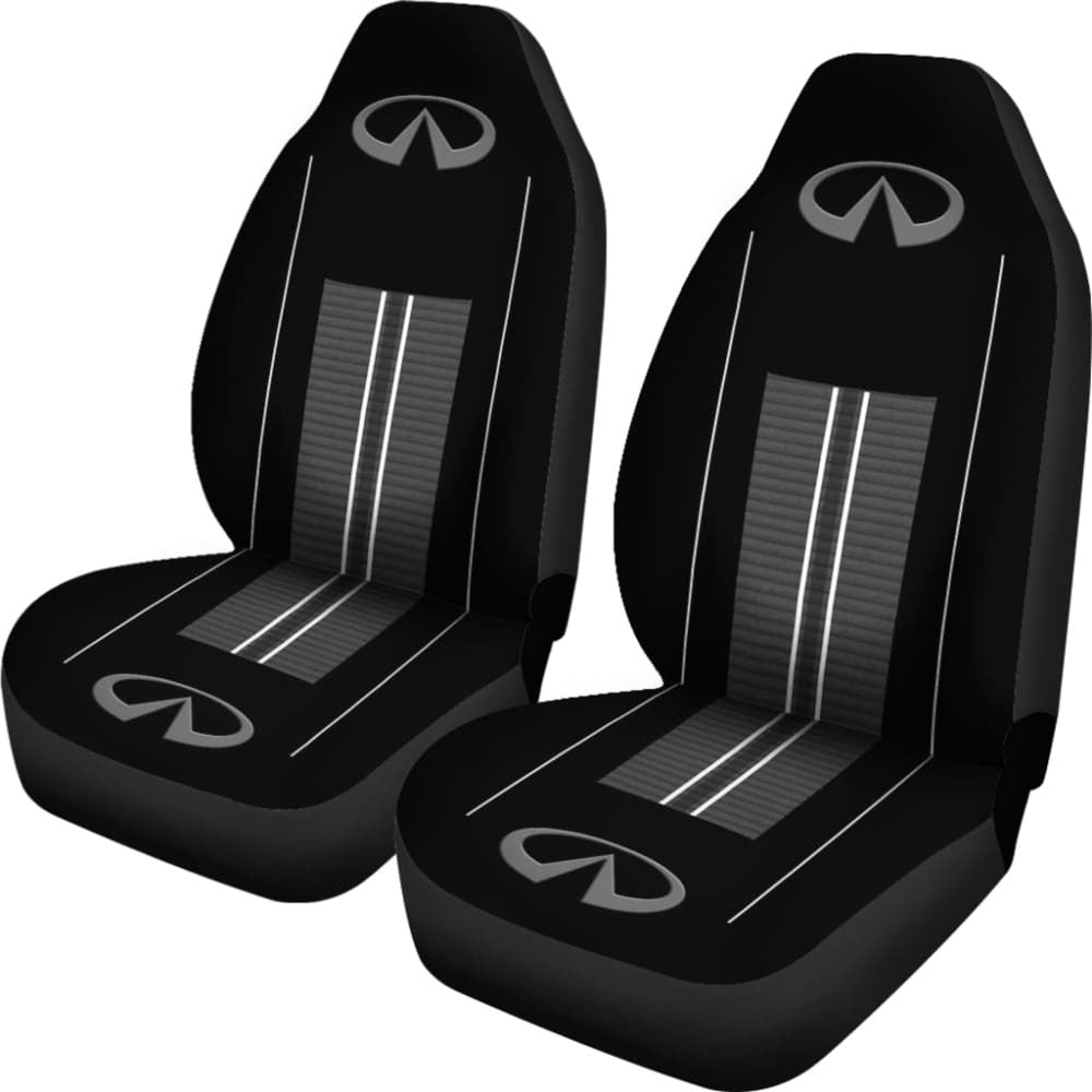 Black And Grey Infiniti Car Seat Covers Custom