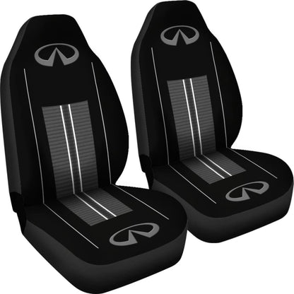 Black And Grey Infiniti Car Seat Covers Custom