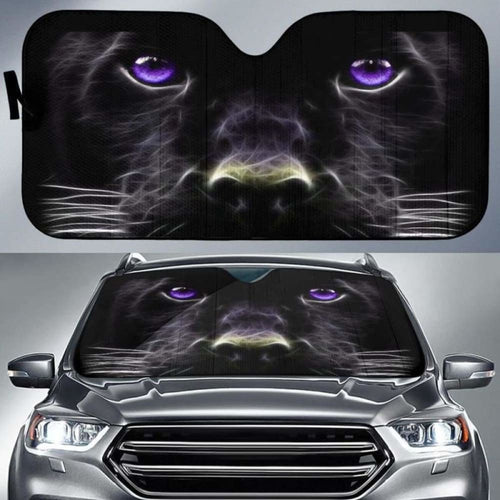 Black Panther Face Car Auto Sun Shades