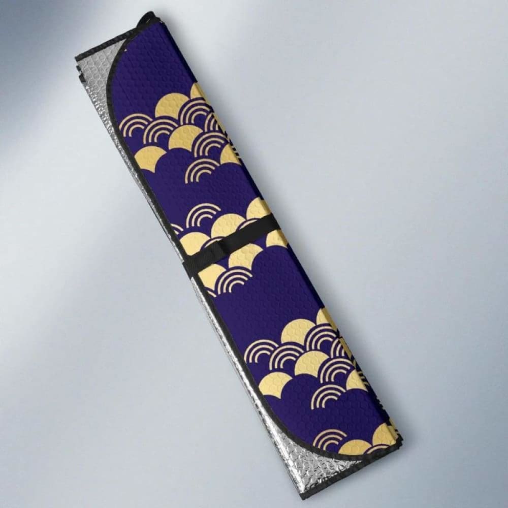 Beautiful Japanese Fan Pattern Car Auto Sun Shades