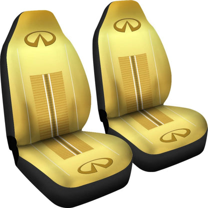 Black And Yellow Infiniti Car Seat Covers Custom