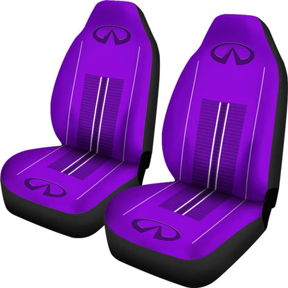 Black And Purple Infiniti Car Seat Covers Custom