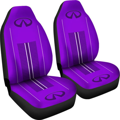 Black And Purple Infiniti Car Seat Covers Custom