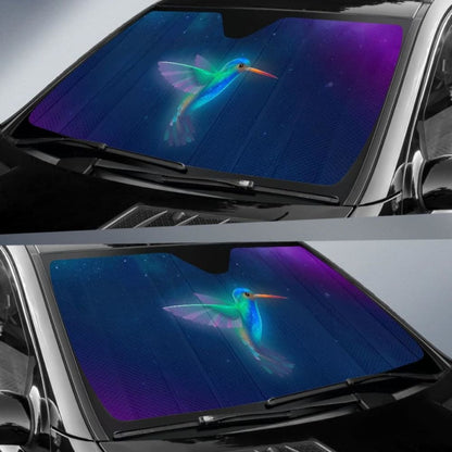 Bionic Beaver Bird Starry Sky Car Sun Shade