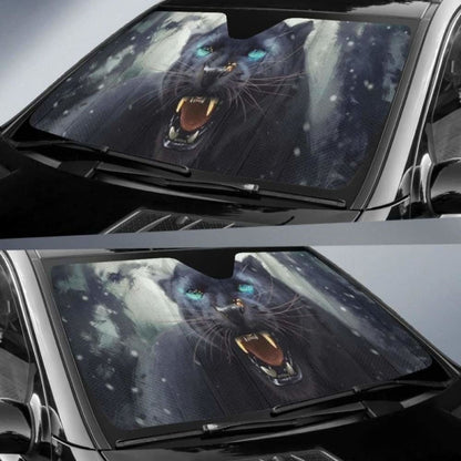 Black Panther Car Auto Sun Shades