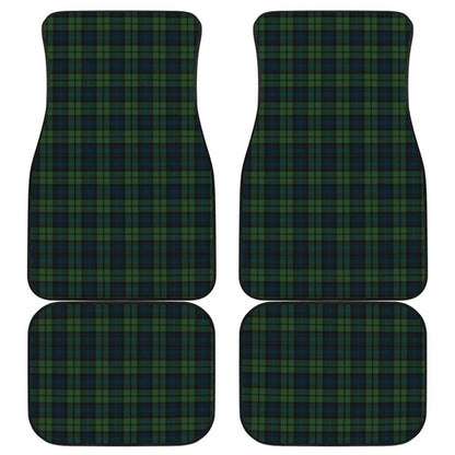 Black Watch Plaid Tartan Car Floor Mats