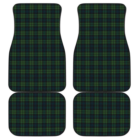 Black Watch Plaid Tartan Car Floor Mats