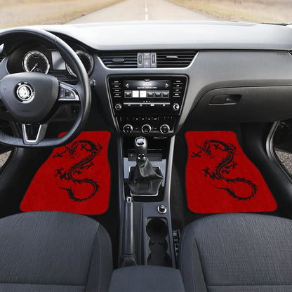 Black Chinese Dragon Amazing Car Floor Mats