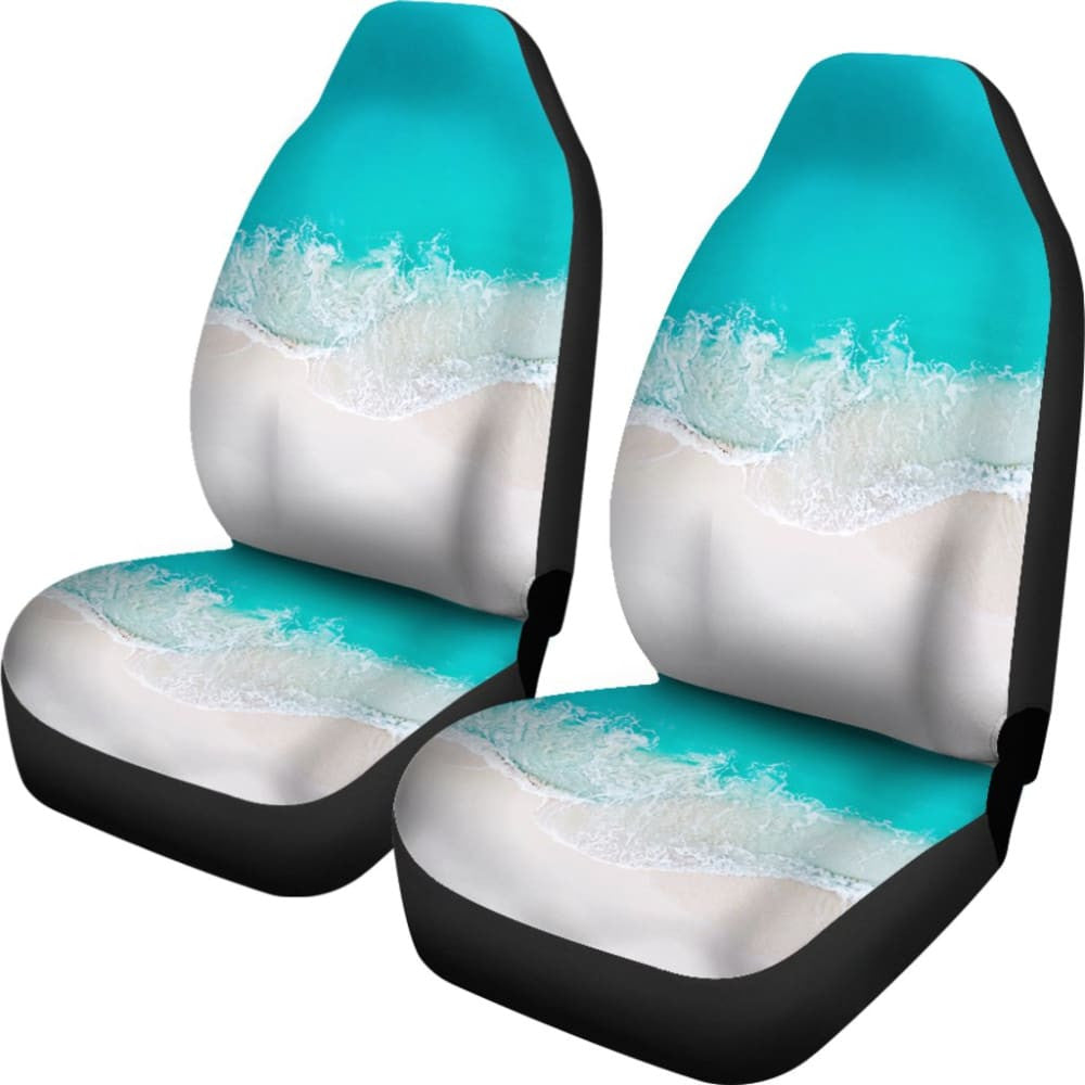 Beautiful Beach Car Seat Covers With Sand And Waves