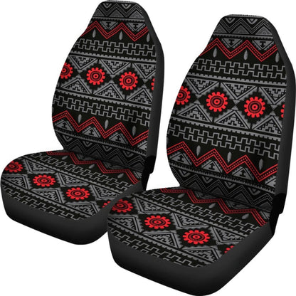 Black Pattern Native Car Seat Cover