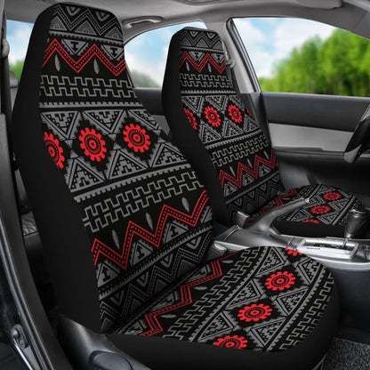 Black Pattern Native Car Seat Cover