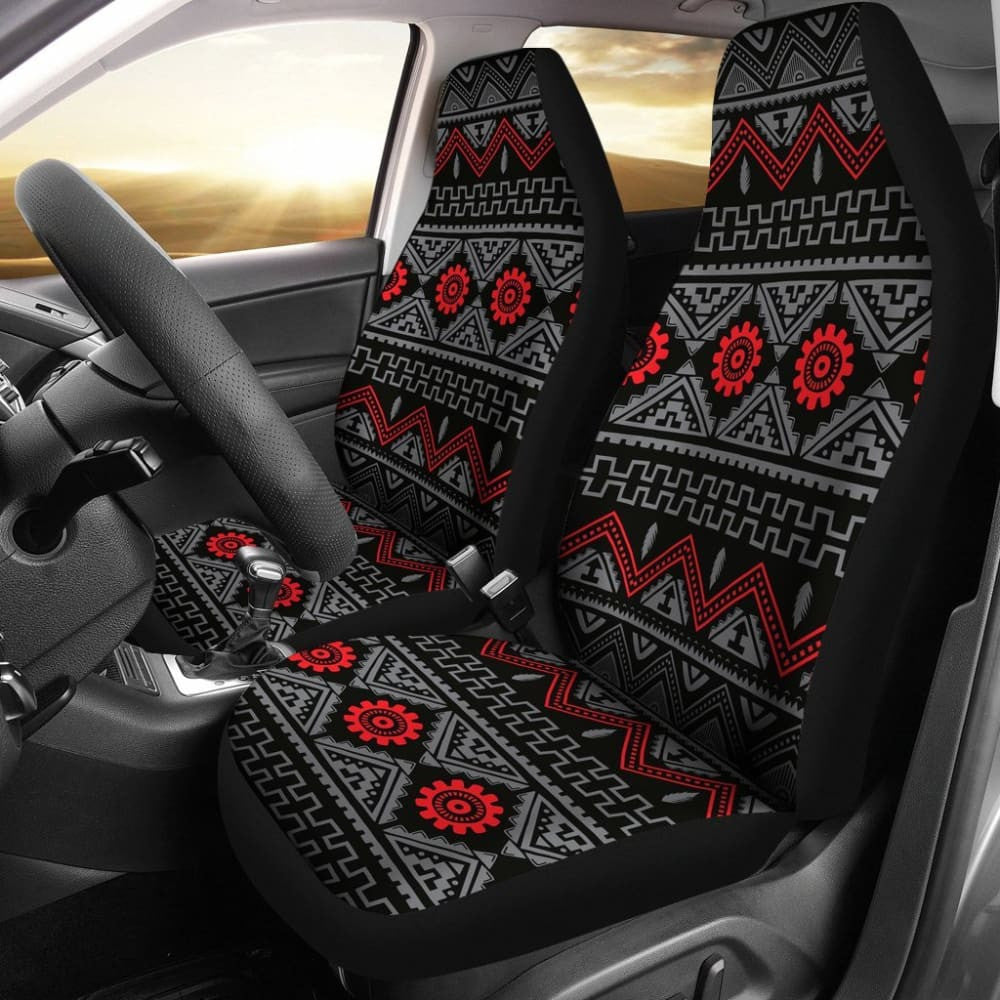 Black Pattern Native Car Seat Cover