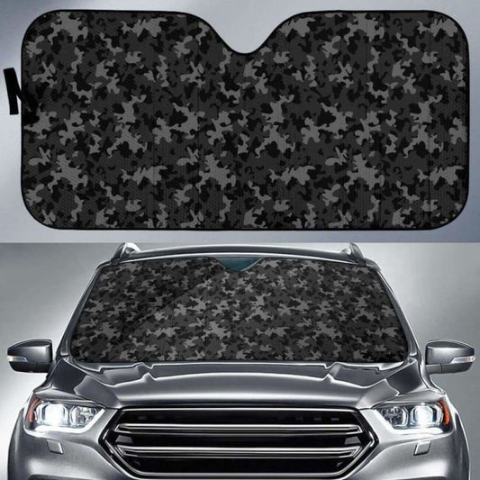 Black Camo Auto Sun Shades
