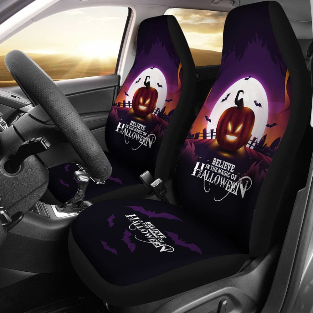 Believe In The Magic Of Halloween Car Seat Covers