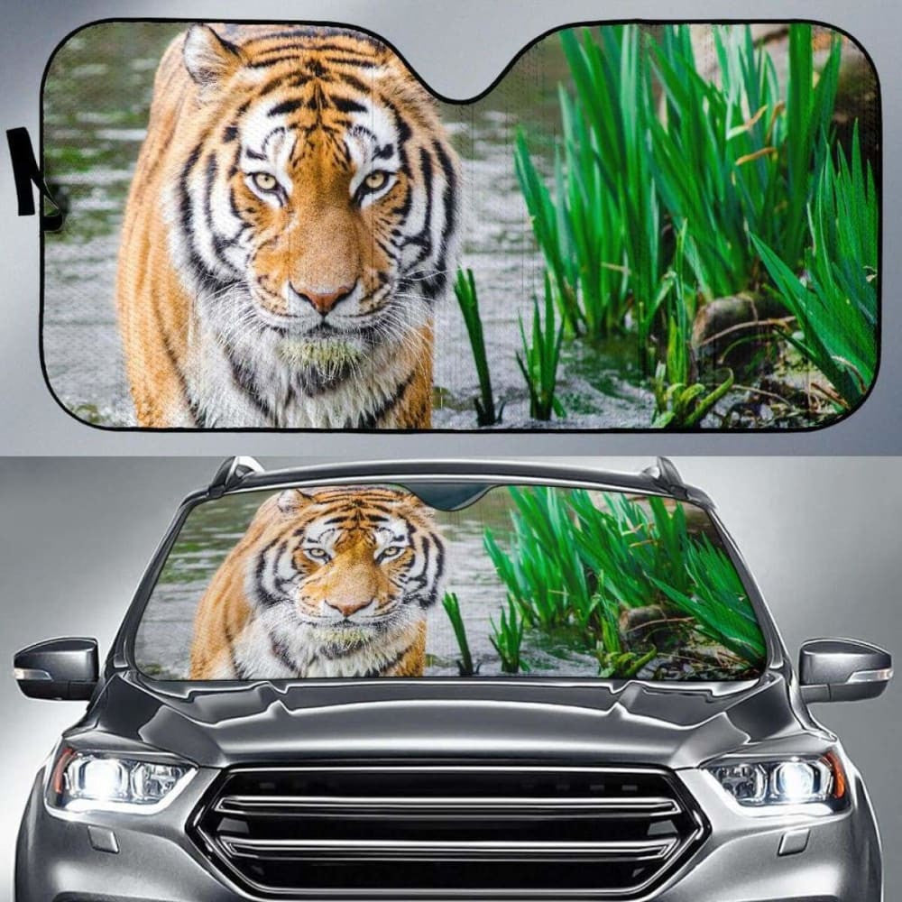 Bengal Tiger Hd Car Sun Shade