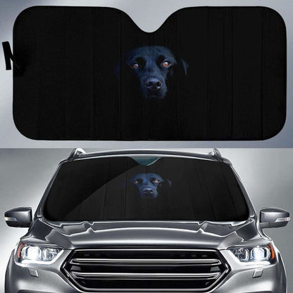 Black Labrador Labrador Retriever Breed Dog Dark Hd Car Sun Shade