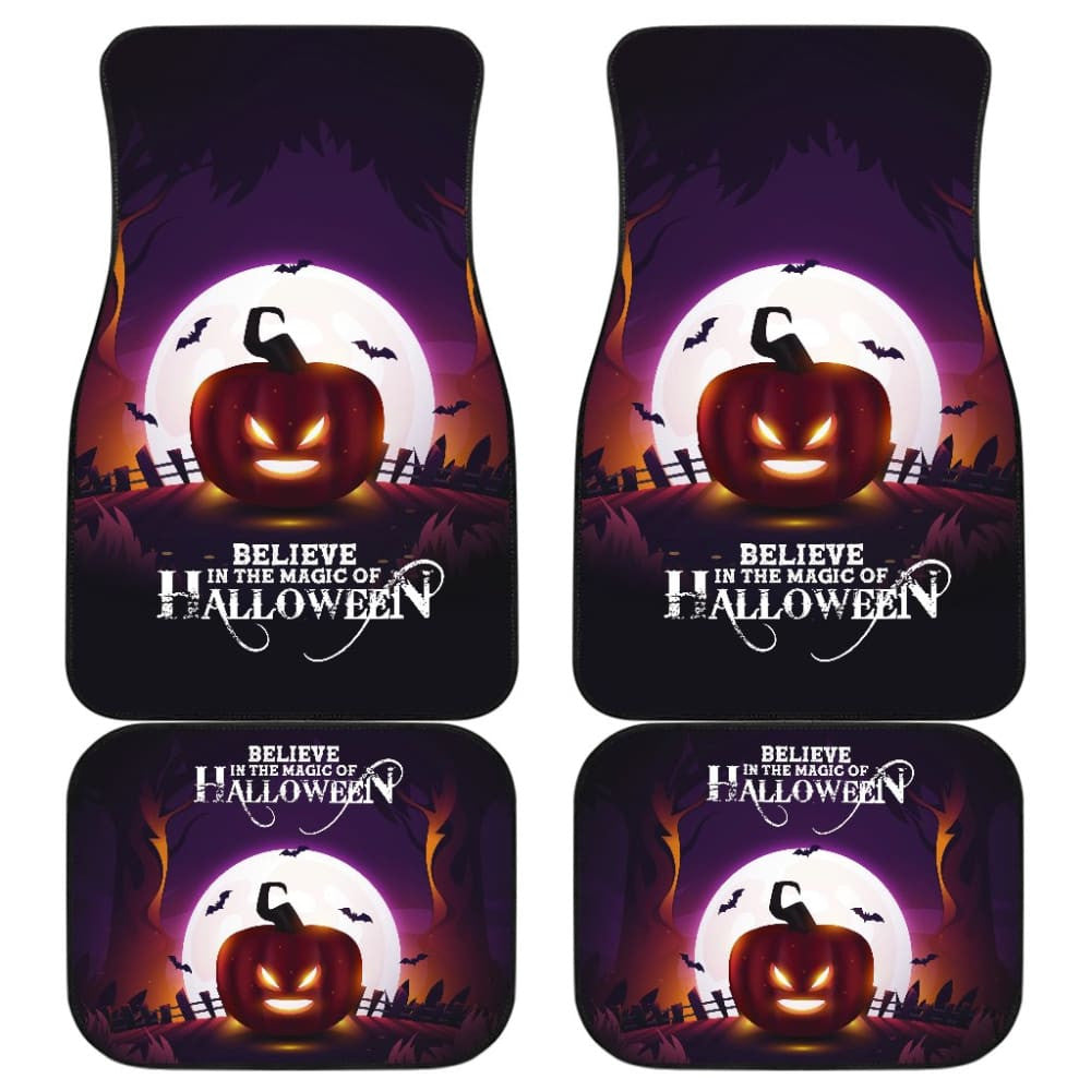 Believe In The Magic Of Halloween Car Floor Mats