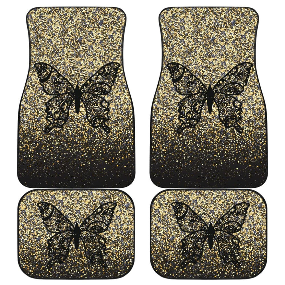 Beautiful Butterfly Print Art Design Car Floor Mats