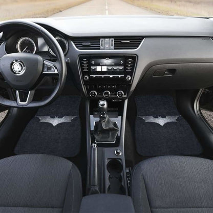 Batman Silver Logo Car Floor Mats