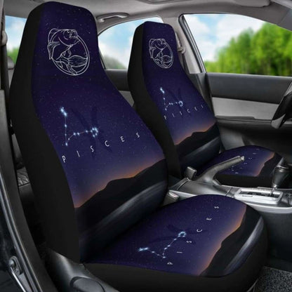 Zodiac Pisces Nite Seat Cover