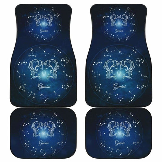Gemini Zodiac Sign Car Floor Mats Amazing Gift
