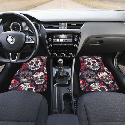 Set Of Pcs Sugar Skull Car Mats