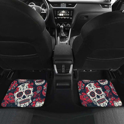 Set Of Pcs Sugar Skull Car Mats